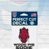 WinCraft Arkansas Razorbacks Slogan Perfect Cut Decal 4" X 4"