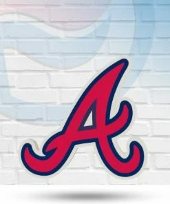 FanFave Atlanta Braves 3D Foam Wall Sign Wall Signs