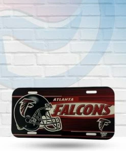 Michigan Atlanta Falcons Plastic License Plate Cover