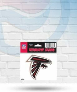 Michigan Clearance Atlanta Falcons Static Window Cling 3" X 3"