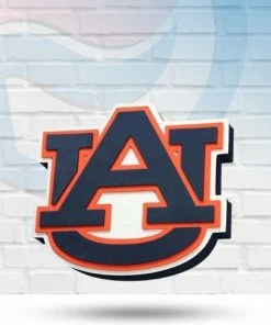 FanFave Auburn Tigers 3D Foam Wall Sign