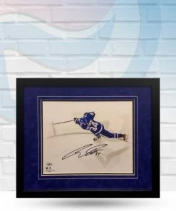 Fan Cave Sports Auston Matthews Toronto Maple Leafs Autographed Framed 11x14 Photo - COA Autographed Memorabilia