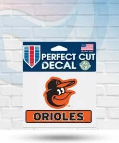Michigan Baltimore Orioles Perfect Cut Decal 4" X 5"