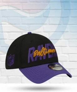 New Era Hats Baltimore Ravens 2022 Draft 39THIRTY Flex Hat