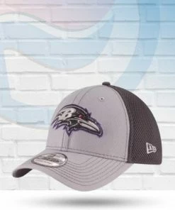 New Era Baltimore Ravens Grayed Out Neo 39THIRTY Flex Hat