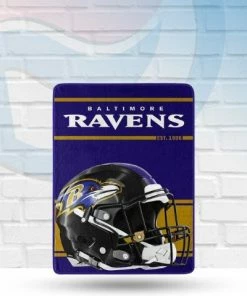 Northwest Baltimore Ravens Raschel Throw Blanket