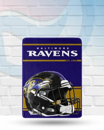 Northwest Baltimore Ravens Raschel Throw Blanket 1 Northwest Baltimore Ravens Raschel Throw Blanket