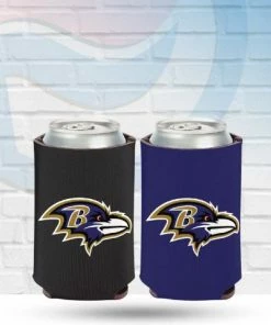 WinCraft Baltimore Ravens Team Logo Can Koozie Drinkware