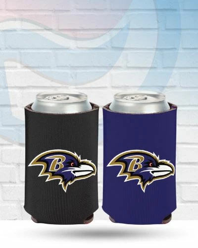 WinCraft Baltimore Ravens Team Logo Can Koozie Drinkware 1 WinCraft Baltimore Ravens Team Logo Can Koozie Drinkware