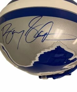 Fan Cave Sports Barry Sanders Detroit Lions Autographed Full Size Throwback Proline Helmet - COA Autographed Memorabilia