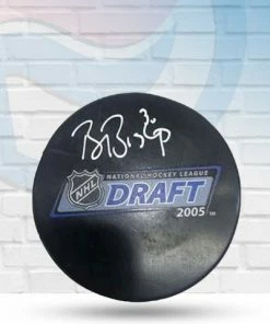 Fan Cave Sports Ben Bishop Dallas Stars Autographed 2005 Draft Puck - COA Autographed Memorabilia