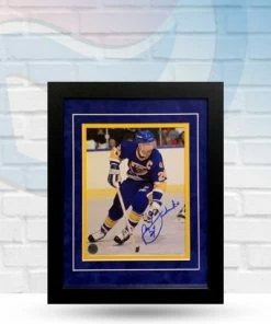 Fan Cave Sports Autographed Memorabilia Bernie Federko St Louis Blues Autographed Framed 8x10 - COA