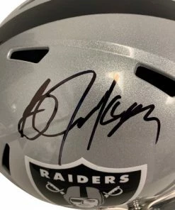 Fan Cave Sports Bo Jackson Las Vegas Raiders Autographed Full Size Speed Rep Helmet - Beckett