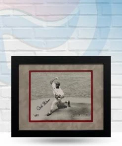 Fan Cave Sports Bob Gibson St Louis Cardinals Autographed Framed 8x10 - COA Autographed Memorabilia