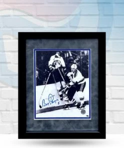 Fan Cave Sports Bob Plager St Louis Blues Autographed Framed 8x10 - COA