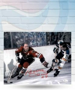 Fan Cave Sports Autographed Memorabilia Bobby Hull Chicago Blackhawks Autographed 11x14 Photo - JSA