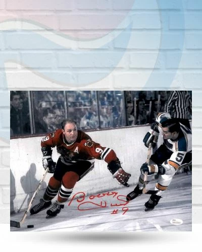 Fan Cave Sports Autographed Memorabilia Bobby Hull Chicago Blackhawks Autographed 11x14 Photo - JSA 1 Fan Cave Sports Autographed Memorabilia Bobby Hull Chicago Blackhawks Autographed 11x14 Photo - JSA