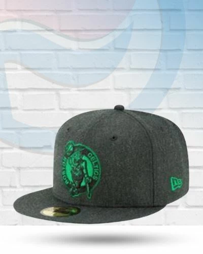 New Era Boston Celtics Heather Bold 59FIFTY Fitted Hat Hats 1 New Era Boston Celtics Heather Bold 59FIFTY Fitted Hat Hats