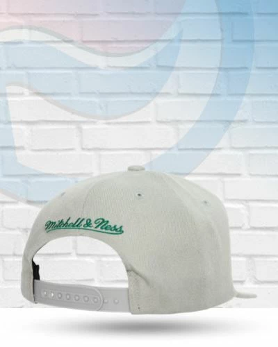 Mitchell & Ness Hats Boston Celtics Mitchell And Ness 75th Anniversary Side Patch Snapback Hat 2 Mitchell & Ness Hats Boston Celtics Mitchell And Ness 75th Anniversary Side Patch Snapback Hat