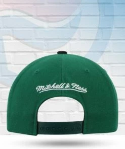 Mitchell & Ness Hats Boston Celtics Mitchell And Ness Two Tone Core Basic Snapback Hat