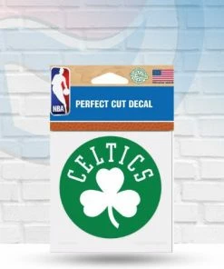 WinCraft Boston Celtics Perfect Cut Decal 4" X 4"