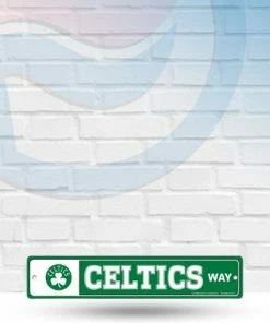 WinCraft Boston Celtics Street Zone Plastic Way Sign Wall Signs