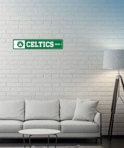 WinCraft Boston Celtics Street Zone Plastic Way Sign Wall Signs