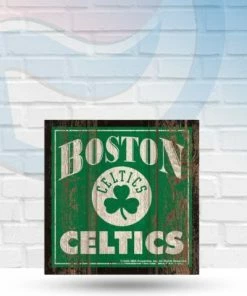 WinCraft Boston Celtics Wooden Magnet 3" X 3" Magnets