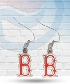 Michigan Boston Red Sox Dangle Earrings Accessories