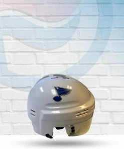 Fan Cave Sports Autographed Memorabilia Brandon Saad Autographed St Louis Blues Mini Replica Helmet - White