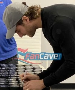 Fan Cave Sports Brandon Saad St Louis Blues Autographed 2022 Winter Classic Official Game Puck - JSA