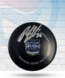 Fan Cave Sports Brandon Saad St Louis Blues Autographed 2022 Winter Classic Official Game Puck - JSA