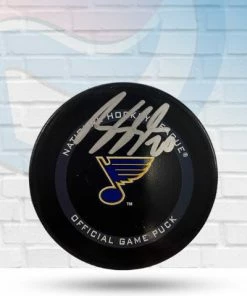 Fan Cave Sports Brandon Saad St Louis Blues Autographed Official Game Puck - JSA Autographed Memorabilia