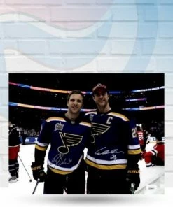 Fan Cave Sports Brayden Schenn And Alex Pietrangelo St Louis Blues 2020 All Star Skills Game Dual Autographed 11x14 - JSA Autographed Memorabilia