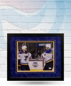 Fan Cave Sports Autographed Memorabilia Brayden Schenn And Ryan O'Reilly St Louis Blues Dual Autographed Framed 11x14 - JSA