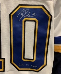 Fan Cave Sports Brayden Schenn St Louis Blues Autographed Adidas Away Jersey - JSA