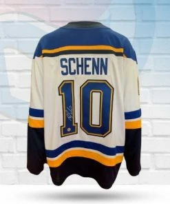 Fan Cave Sports Brayden Schenn St Louis Blues Autographed Fanatics Away Jersey - COA Autographed Memorabilia