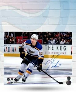 Fan Cave Sports Brayden Schenn St Louis Blues Autographed Horizontal Photo - COA