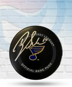 Fan Cave Sports Brayden Schenn St Louis Blues Autographed Official Game Puck - COA
