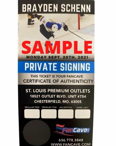 Fan Cave Sports Brayden Schenn St Louis Blues Autographed Scream 8x10 Photo - COA Autographed Memorabilia 3 Fan Cave Sports Brayden Schenn St Louis Blues Autographed Scream 8x10 Photo - COA Autographed Memorabilia