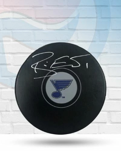 Fan Cave Sports Autographed Memorabilia Brian Elliott St Louis Blues Autographed Logo Puck - JSA 1 Fan Cave Sports Autographed Memorabilia Brian Elliott St Louis Blues Autographed Logo Puck - JSA