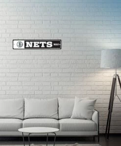 WinCraft Brooklyn Nets Street Zone Plastic Blvd Sign Wall Signs