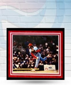 Fan Cave Sports Bruce Sutter St Louis Cardinals Autographed Framed 16x20 W/ "HOF 06" Inscription - PSA