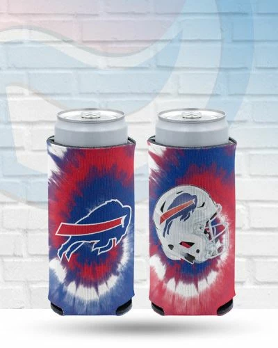 WinCraft Drinkware Buffalo Bills Tie Dye Slim Can Koozie 1 WinCraft Drinkware Buffalo Bills Tie Dye Slim Can Koozie