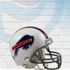 Score Here Buffalo Bills 2021 VSR4 Riddell Mini Football Helmet Collectibles