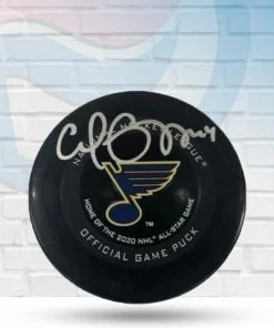 Fan Cave Sports Carl Gunnarsson St Louis Blues Autographed 2020 Official Game Puck - COA Autographed Memorabilia