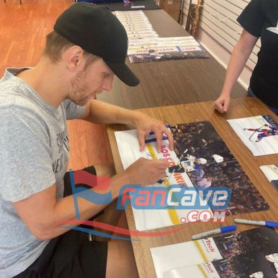 Fan Cave Sports Autographed Memorabilia Carl Gunnarsson St Louis Blues Autographed Retro Official Game Puck - COA 2 Fan Cave Sports Autographed Memorabilia Carl Gunnarsson St Louis Blues Autographed Retro Official Game Puck - COA