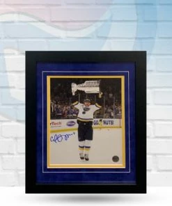Fan Cave Sports Autographed Memorabilia Carl Gunnarsson St Louis Blues Autographed Framed 8x10 - COA