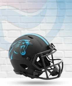 Score Here Carolina Panthers Eclipse Speed Riddell Mini Football Helmet