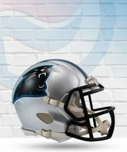 Score Here Carolina Panthers Speed Riddell Mini Football Helmet